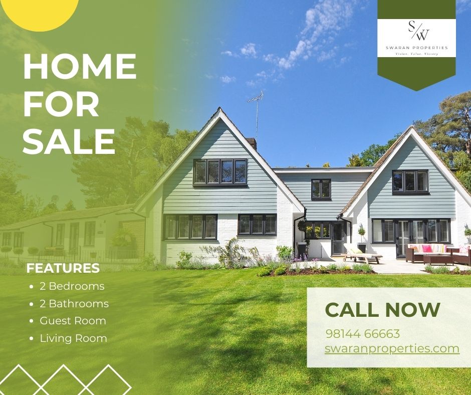 Modern home for sale with garden in Ludhiana featuring 2 bedrooms and spacious outdoor area